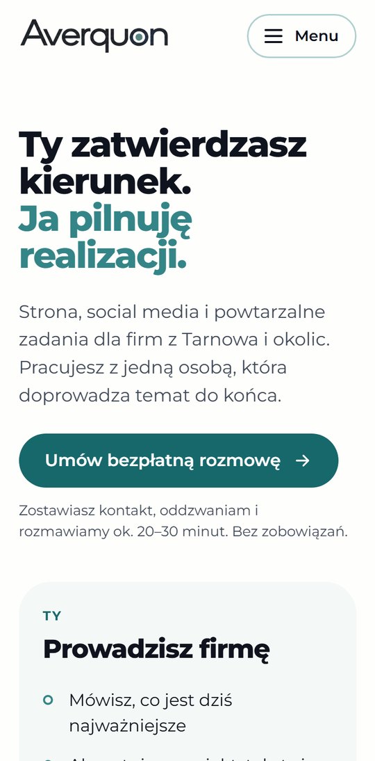 Strona główna Averquon na telefonie